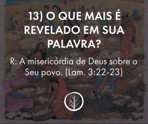 Pergunta 13: O que mais é revelado em sua Palavra?